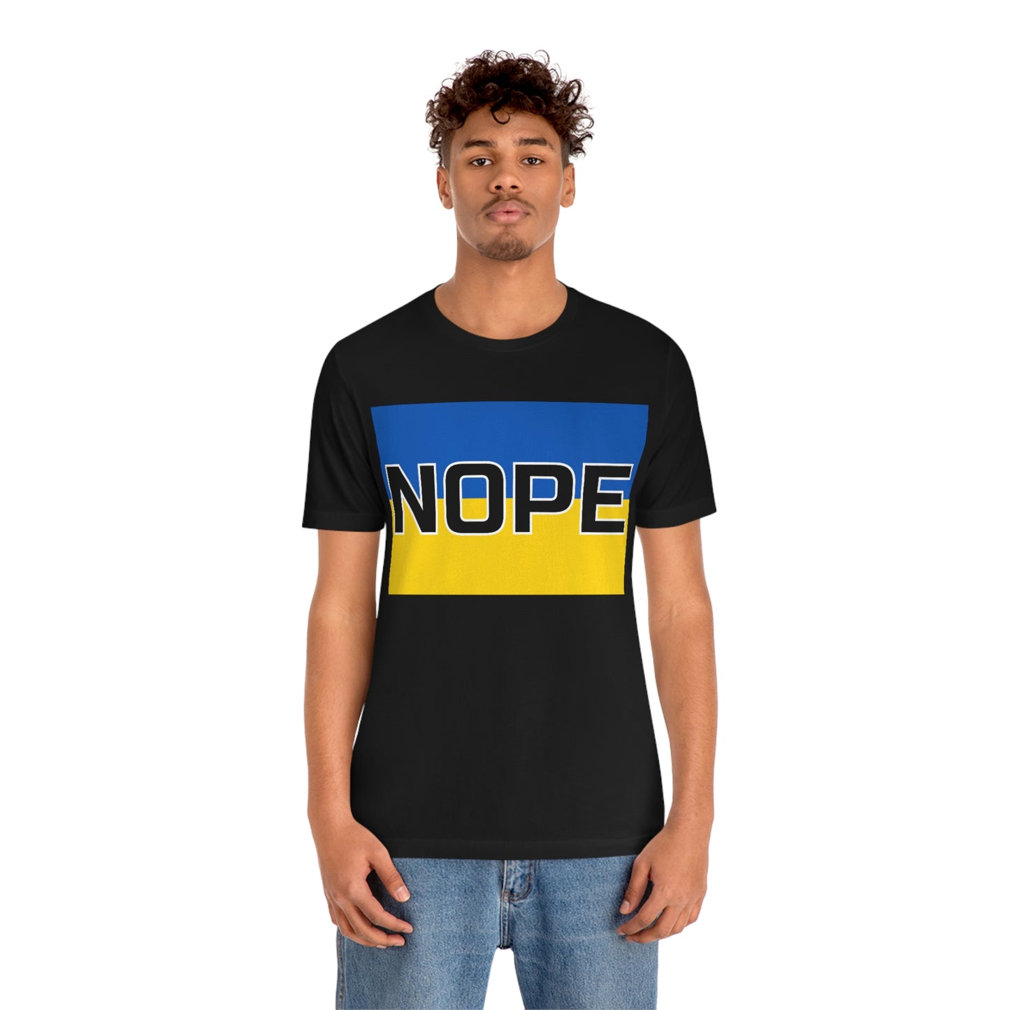 Ukraine Nope: Unisex Jersey Short Sleeve Tee